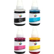 Qc Epson L210 Yazıcı Uyumlu Mürekkep PRO 135ml PRO Set-4 Renk