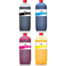 Qc Epson ME Office 650F Yazıcı Uyumlu Kartuş Mürekkebi PRO 1000ml PRO Set-4 Renk