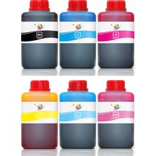 Qc Epson Stylus Photo R310 Yazıcı Uyumlu Kartuş Mürekkebi PRO 500ml PRO Set-6 Renk