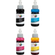 Qc Epson L550 Yazıcı Uyumlu Mürekkep PRO 70ml PRO Set-4 Renk