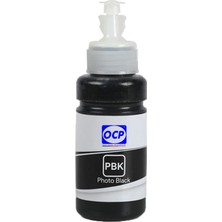OCP Epson L7180 Uyumlu 70ml Fotoğraf Siyah Dye Dolum Mürekkebi