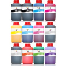 Qc Epson SureColor SC-P7500 Spectro Yazıcı Uyumlu Kartuş Mürekkebi PRO 500ml PRO Set-12 Renk