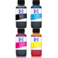 OCP Epson L1110 Uyumlu 100ml x 4 Renk Dolum Mürekkebi Seti