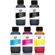 Qc HP Photosmart Premium Fax C309C Yazıcı Uyumlu Kartuş Mürekkebi PRO 100ml PRO Set-5 Renk