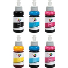 Qc Epson L800 Yazıcı Uyumlu Mürekkep PRO 70ml PRO Set-6 Renk
