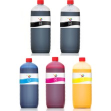 Qc Epson SureColor SC-T7200-PS Yazıcı Uyumlu Kartuş Mürekkebi PRO 1000ml PRO Set-5 Renk