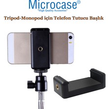 Microcase Tripod - Monopod Için Telefon Tutucu Başlık 10 cm - AL2631