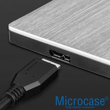 Microcase USB 3.0 Harici HDD Hard Disk Kablosu 30 cm Siyah - AL2612