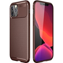 Case 4U Apple iPhone 12 Pro Max Kılıf Negro Silikon Kahverengi