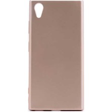 Case 4U Sony Xperia Z5 Premium Kılıf Klasik Mat Renkli Yumuşak Premier Silikon Gold