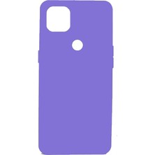 Case 4U Xiaomi Redmi 9C Kılıf Mat Renkli Yumuşak Kalın Sağlam Silikon Kılıf Biye Mor