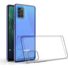 Case 4U Galaxy A31 Kılıf A+ Şeffaf Lüx Süper Yumuşak 0.3mm Ince Slim Silikon