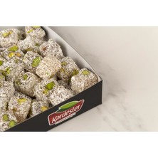 Kardeşler Kuruyemiş Çifte Kavrulmuş Antep Fıstıklı Kuş Lokum (Mini) 500 gr