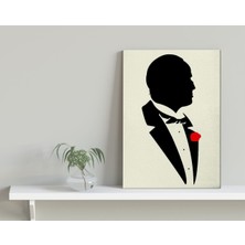 Bk Gift The Godfather Tasarımlı Kanvas Tablo 30X50CM-2