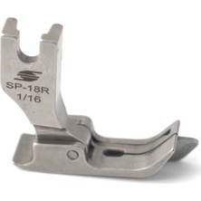 Hard Steel Düz Makine Çimalı Sağ Ayak / SP18R 1/16