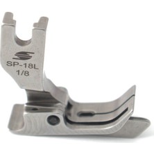 Hard Steel Düz Makine Çimalı Sol Ayak / SP18L 1/8
