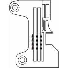 Hard Steel Pegasus Overlok Ex Seri 4 Ip Plaka / 277505R30