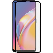 Kzy Oppo Reno 5 Lite Tam Kaplayan Temperli Ekran Koruyucu Cam