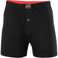 Anıt Erkek 6'lı Siyah Düğmeli Boxer 1146