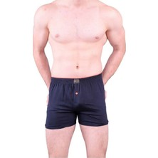 Anıt Erkek Üçlü Lacivert Düğmeli Boxer 1146