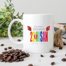 Edda Gift 23 Nisan Baskılı Kupa Bardak Beyaz 11