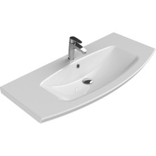 Turkuaz Seramik Cerastyle Plus 90 Cm Etajerli Lavabo