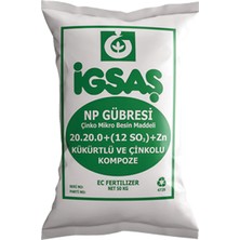 İGSAŞ 20.20.0+ZN ÇİNKO KATKILI
KOMPOZE GÜBRE 50 KG TABAN GÜBRESİ