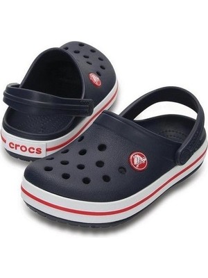 Crocs Crocband Clog K Lacivert-Kırmızı Çocuk Terlik