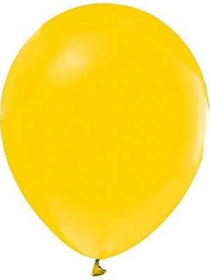 Balonevi Sarı Renkli Baskısız 12'' Balon 100'LÜ