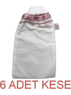 Hamam 6'lı Kelebek Kese Orta Sert & Banyo Kesesi