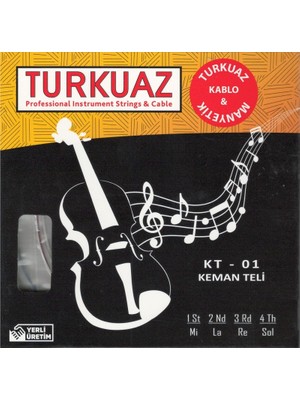 Turkuaz Kt-01 Takım Tel Keman Teli