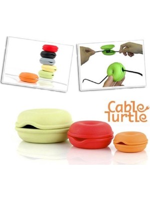 Angel Of Life Turtle Cable Kablo Toparlayıcı 3 Boy Toparlayıcı Kablo Düzenleyici Toparlayıcı