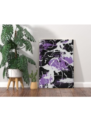 Bk Gift When Purple Is The Answer Tasarımlı Kanvas Tablo 70X100CM-1