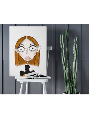 Bk Gift Uncool But Trending Tasarımlı Kanvas Tablo 50X70CM-1
