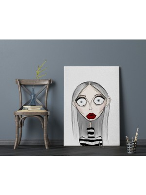 Bk Gift Hardly Visible Ego Tasarımlı Kanvas Tablo 70X100CM-1