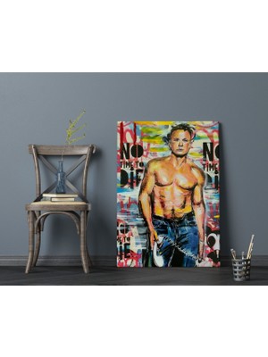 Bk Gift No Time To Die Tasarımlı Kanvas Tablo 70X100CM-1