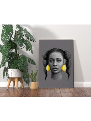Bk Gift Lemonade Tasarımlı Kanvas Tablo 70X100CM-1