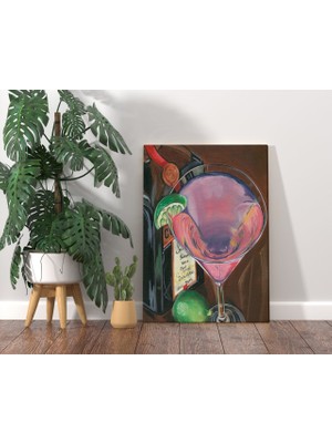 Bk Gift Cosmo Martini Tasarımlı Kanvas Tablo 70X100CM-1