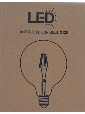 LED G125 Antıque Edıson Bulb Bal Rengi