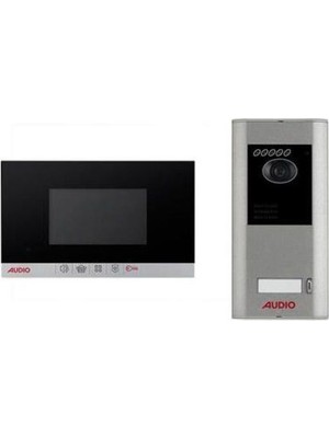 AUDIO 001463 4.3" Görüntülü Diafon Villa Set Mekanik Butonlu