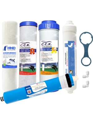 Lg Açık Kasa Su Arıtma 5'li Filtre Seti Lg Membranlı (1014)