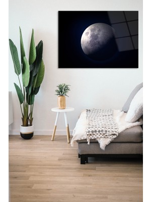 Glass Art Concept Ay Cam Tablo