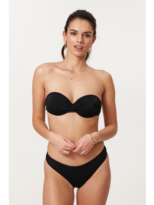 Pierre Cardin Straplez Dolgulu Bikini Takım 217253 Siyah