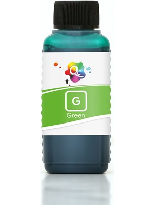 Qc HP Designjet Z3100GP 24 Inch Yazıcı Uyumlu Kartuş Mürekkebi PRO 100ml G Pigment-Yeşil
