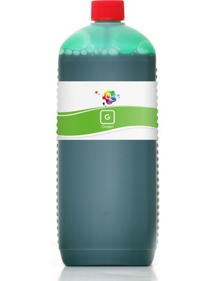 Qc HP Designjet Z3200PS 24 Inch Yazıcı Uyumlu Kartuş Mürekkebi PRO 1000ml G Pigment-Yeşil