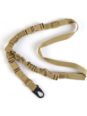Kordak Sarı Çöl Askeri Tek Nokta Tüfek Askı Kayışı - V Akıllı kayış