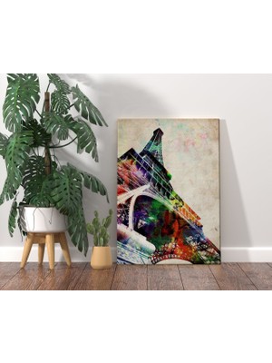 Bk Gift Eiffel Tower Tasarımlı Kanvas Tablo 70X100CM-1