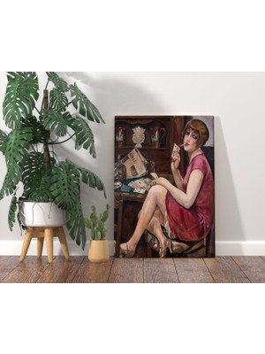Bk Gift Queen Of Hearth Tasarımlı Kanvas Tablo 70X100CM-1