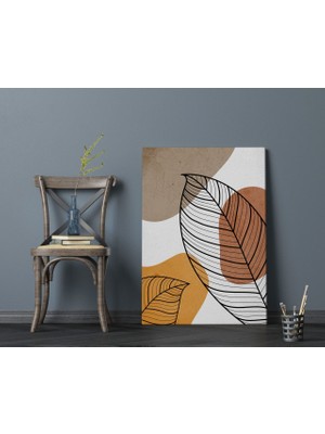 Bk Gift Leafs Tasarımlı Kanvas Tablo 70X100CM-3