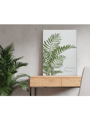 Bk Gift Green Plant Tasarımlı Kanvas Tablo 50X70CM-3